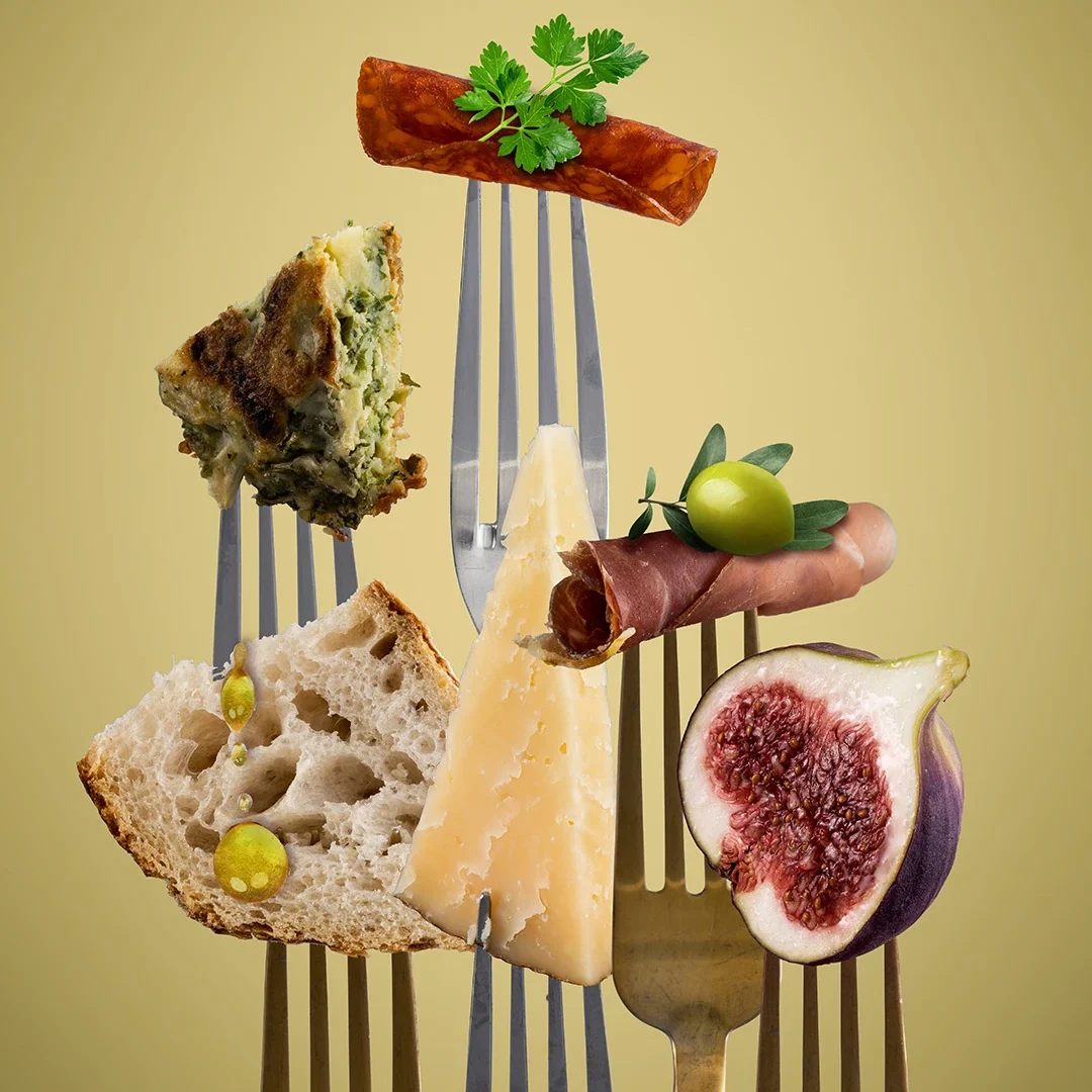 Spansk Tapasbricka