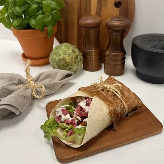 Pulled pork wrap