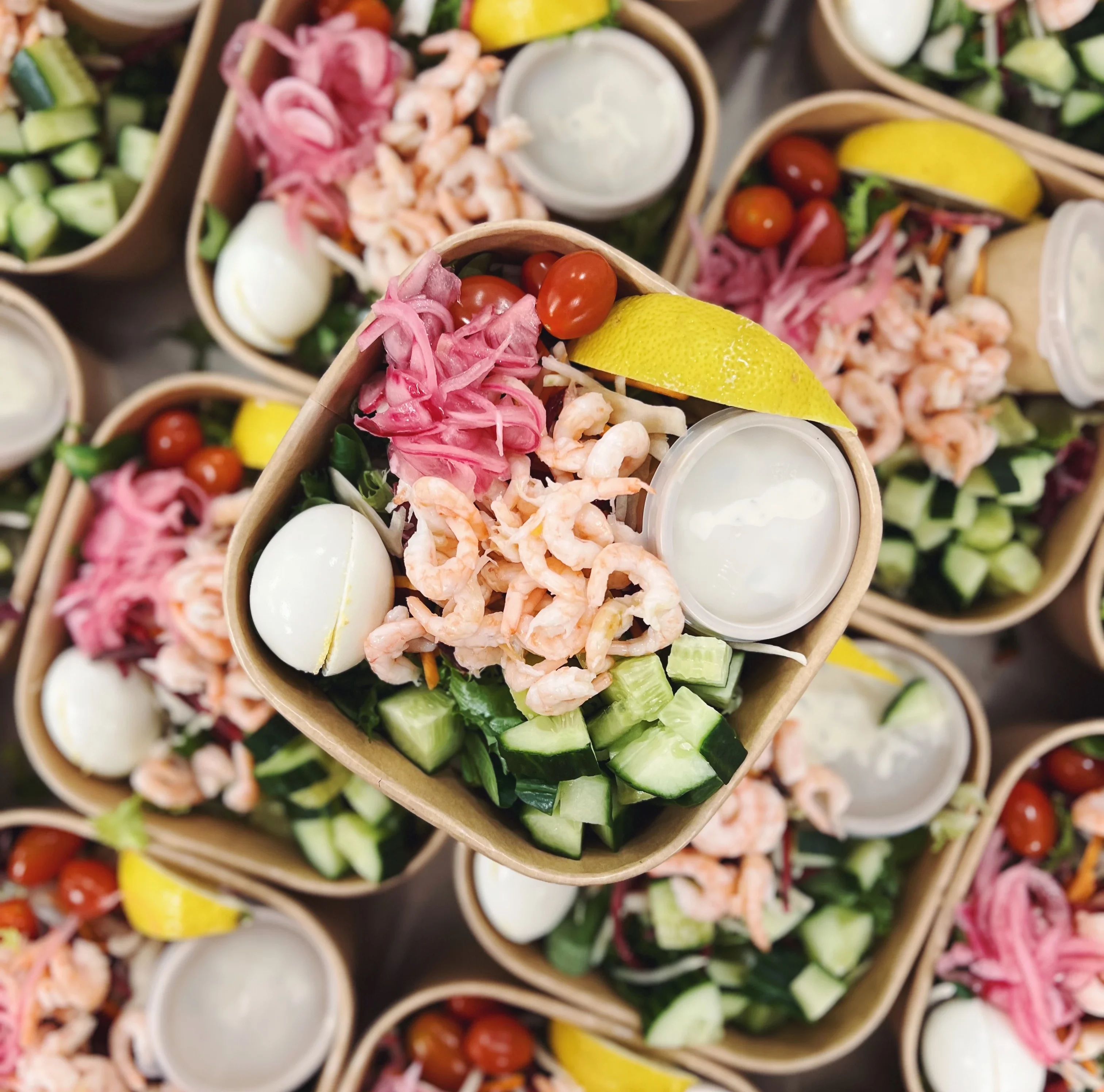 Räksallad med quinoa