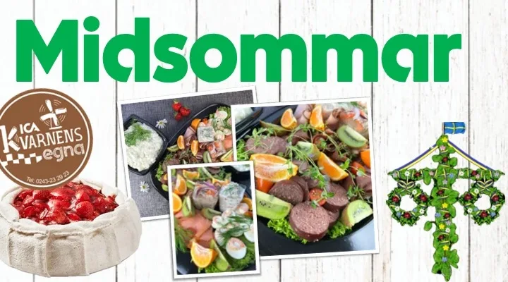 Massor av goda menyförslag som passar midsommarfirandet.
