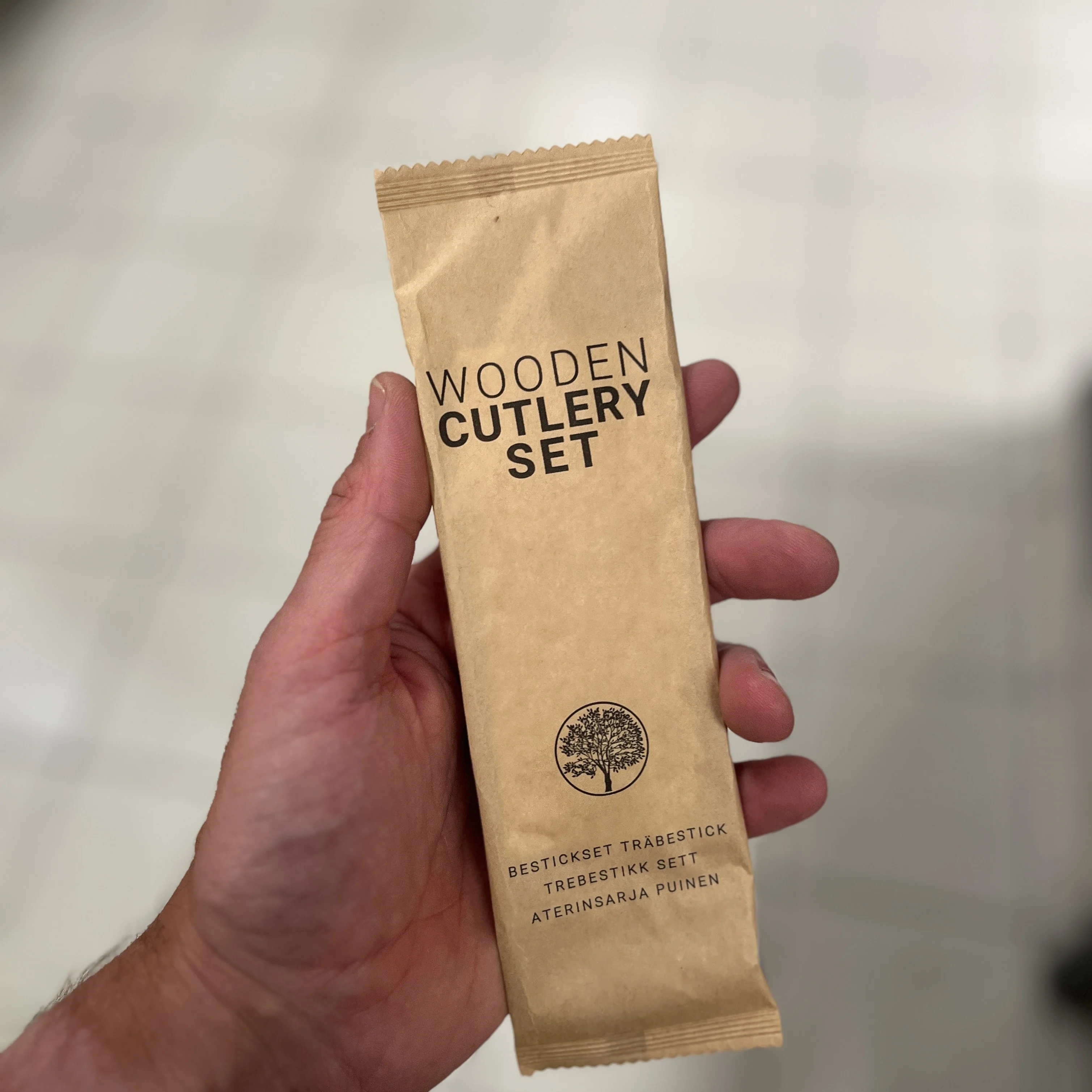 Bestickset i trä