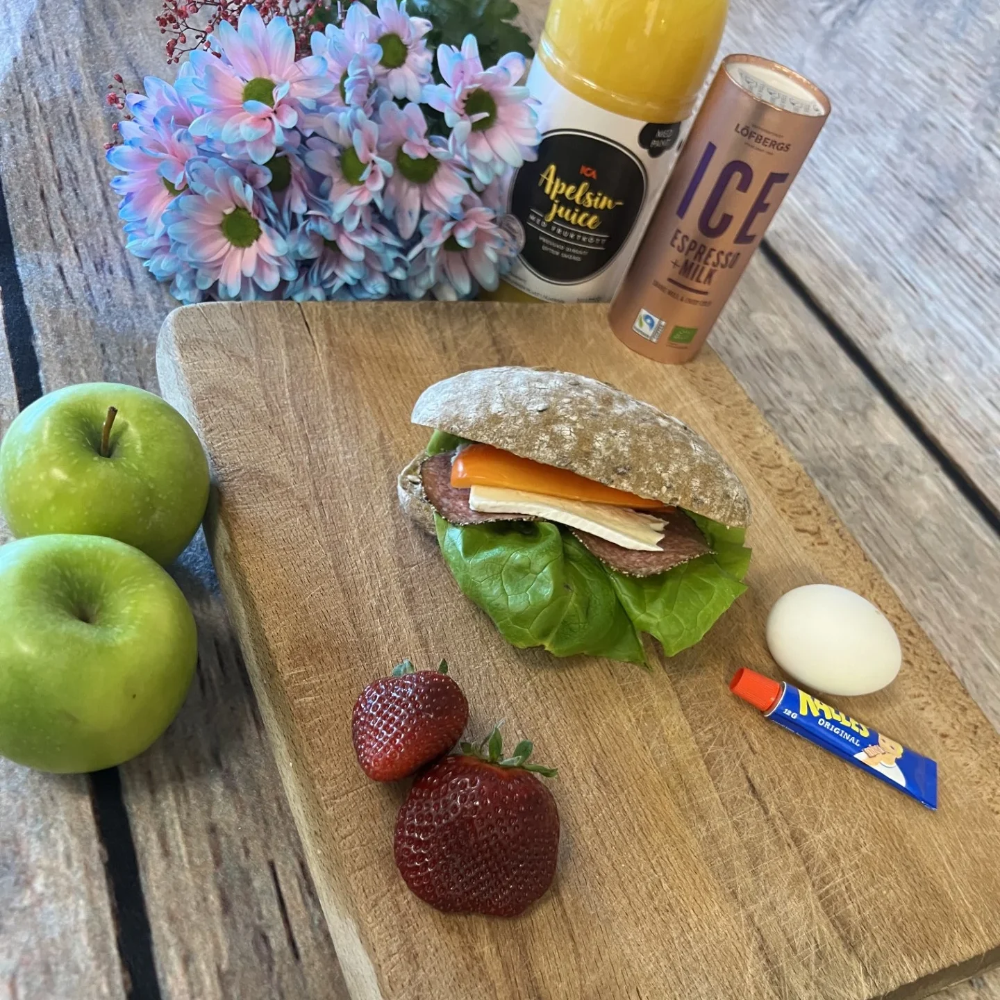 Salami/brie macka