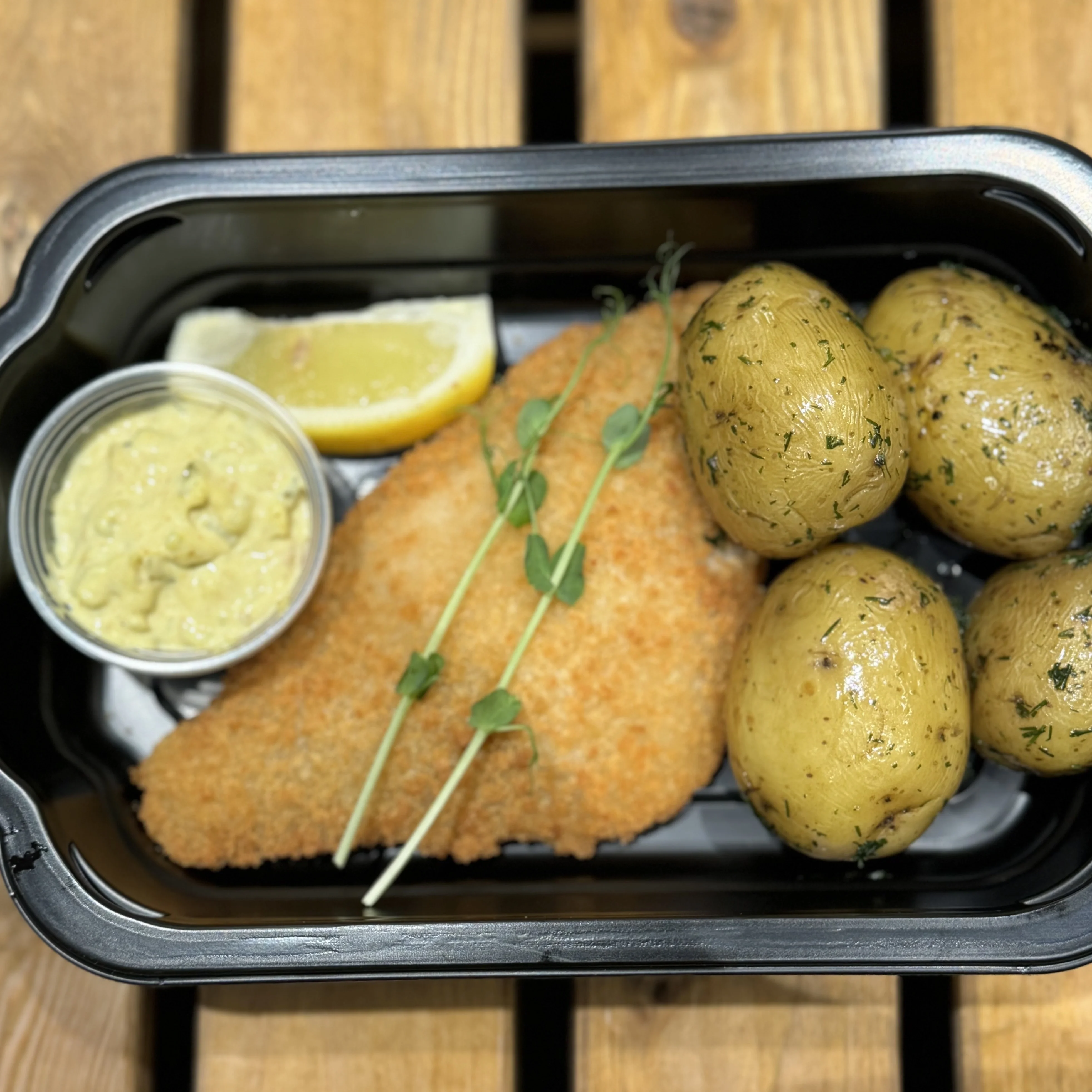 Panerad spätta