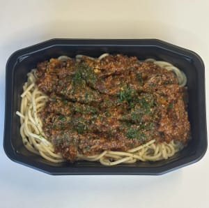 Matlåda spaghetti med köttfärssås