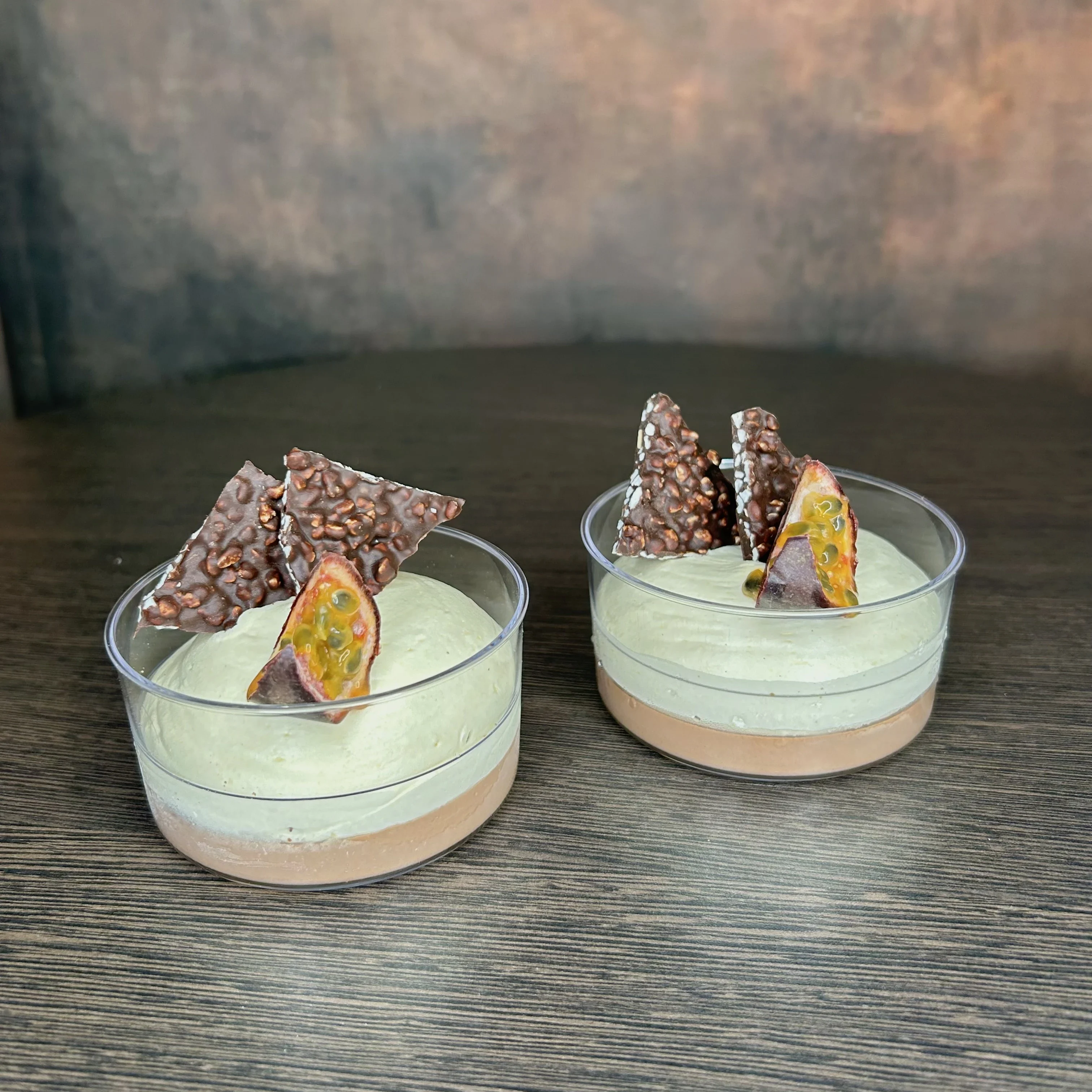 Vegansk passionsdessert