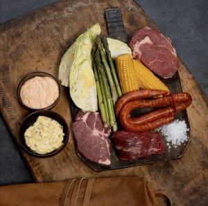 Nyhet. Vår nykomponerade kasse. Perfekt till grillen