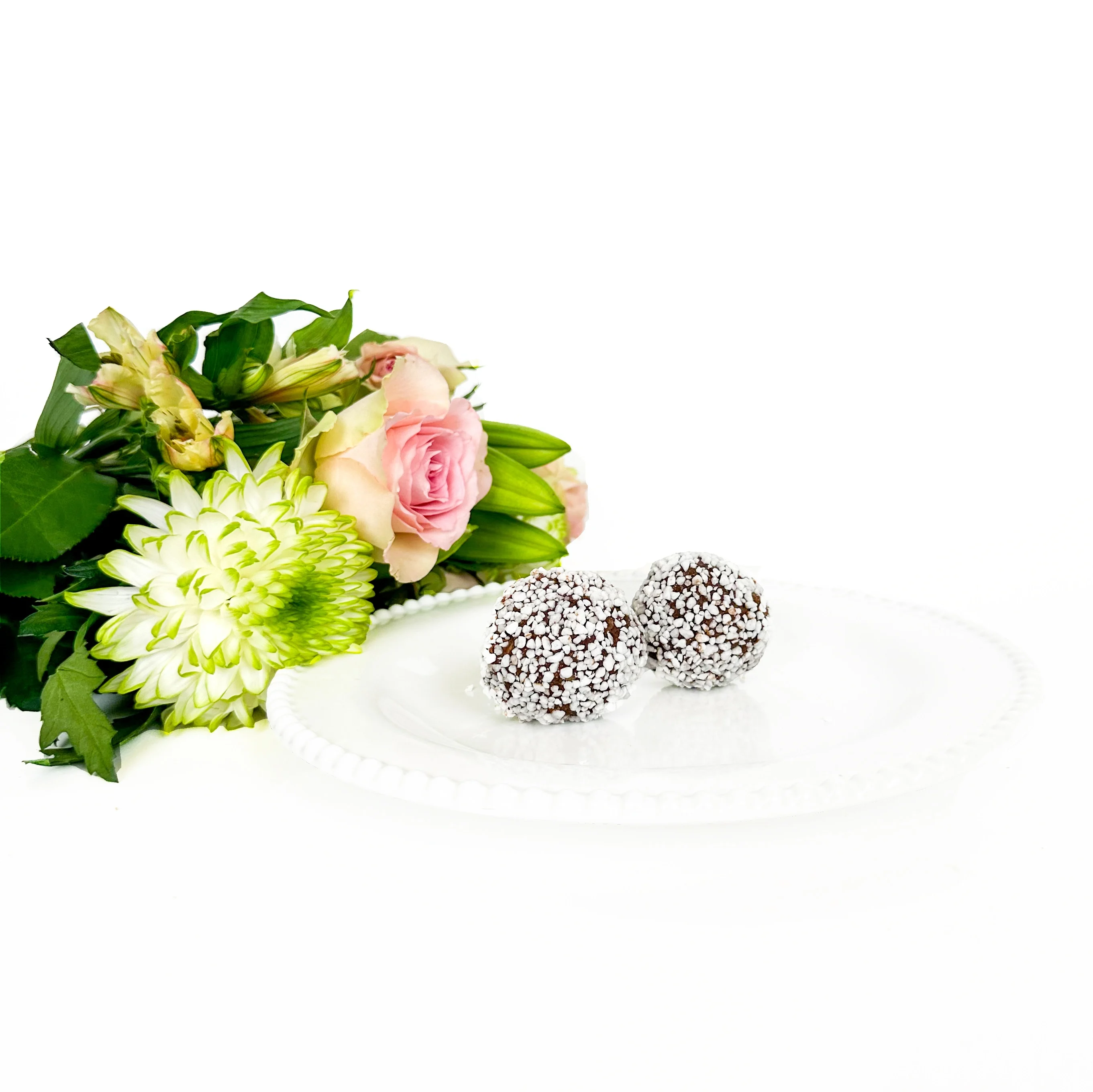 Chokladboll med pärlsocker (2-pack)