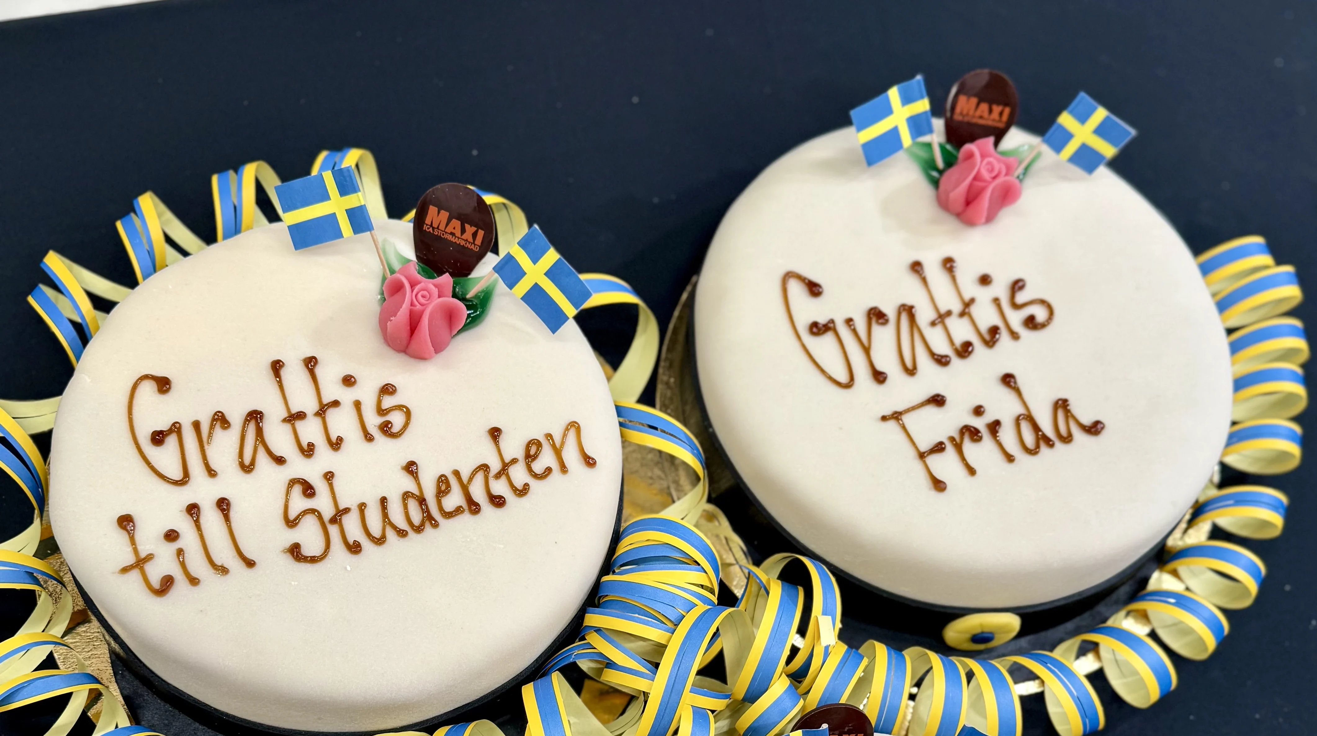 Studenttårta i form av en hatt