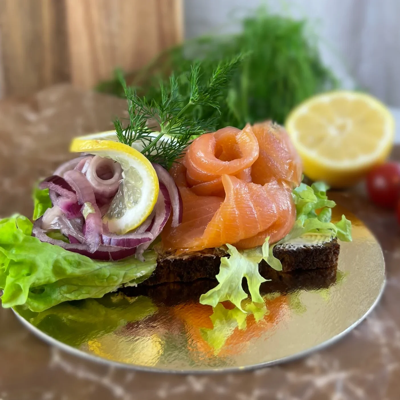 Smörrebröd Kallrökt Lax