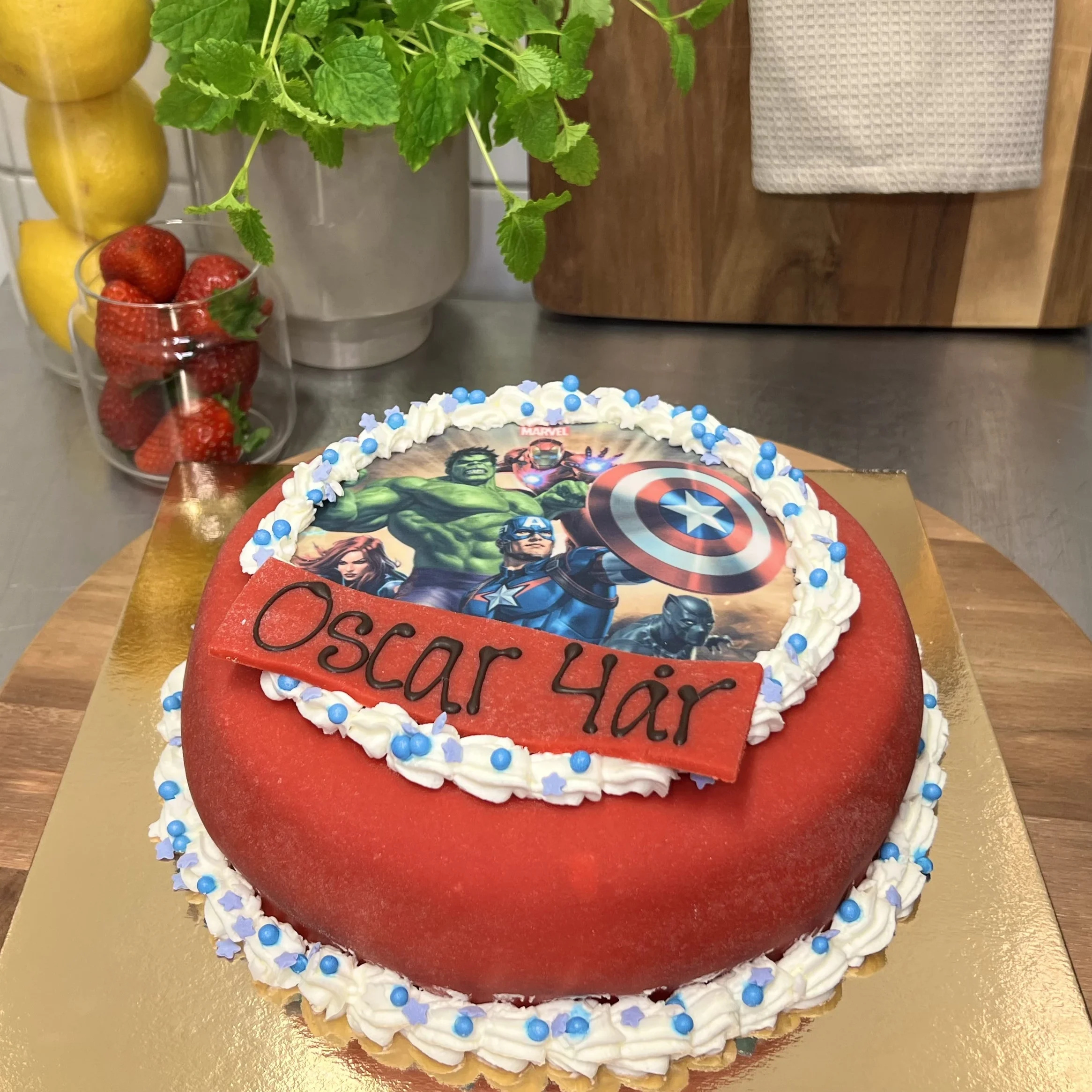 Oblattårta olika motiv