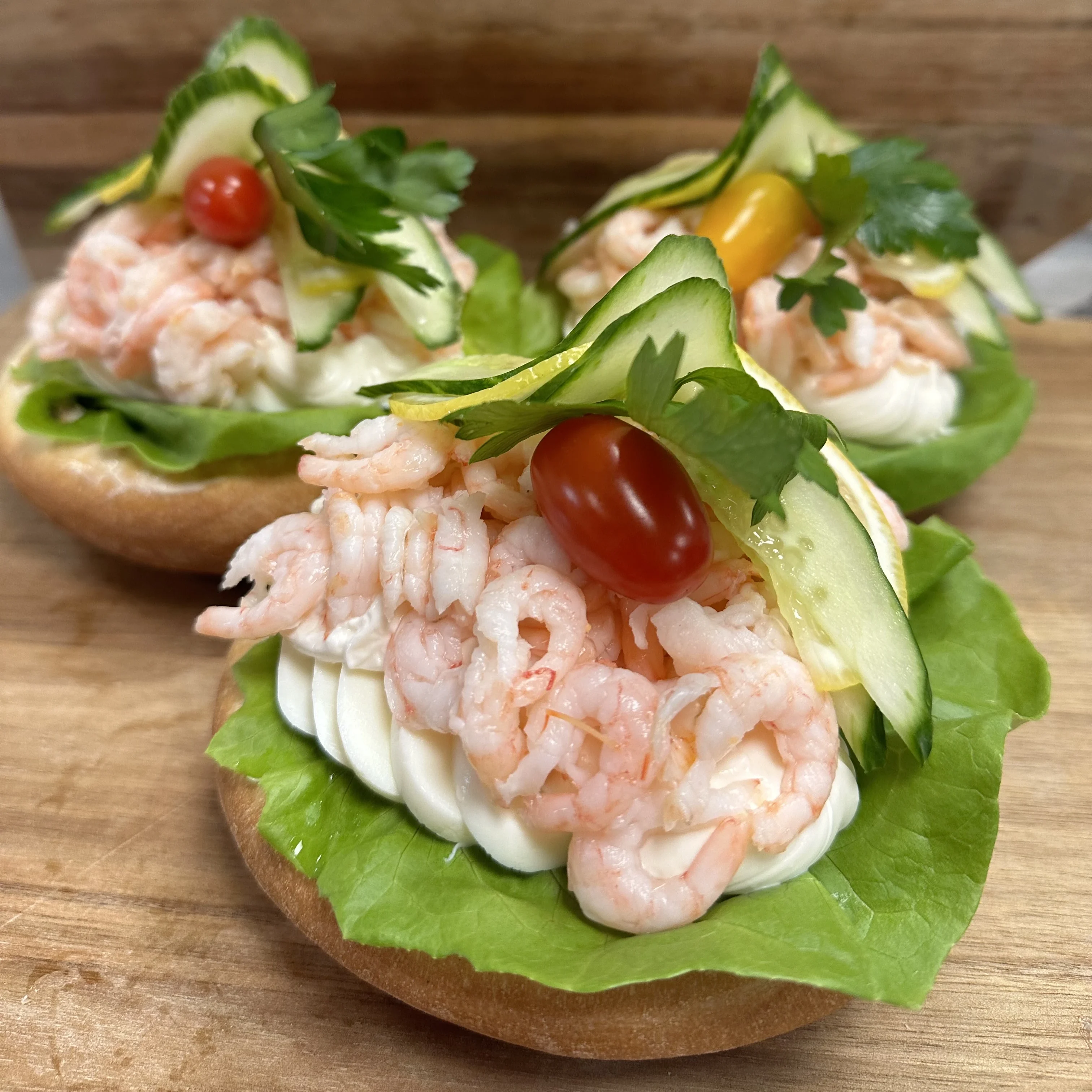 Glutenfri räkmacka