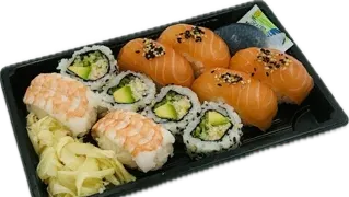 4 LAX / 2 RÄKA / 4 CALIFORNIA FISKKÖTT MED KRABBSMAK