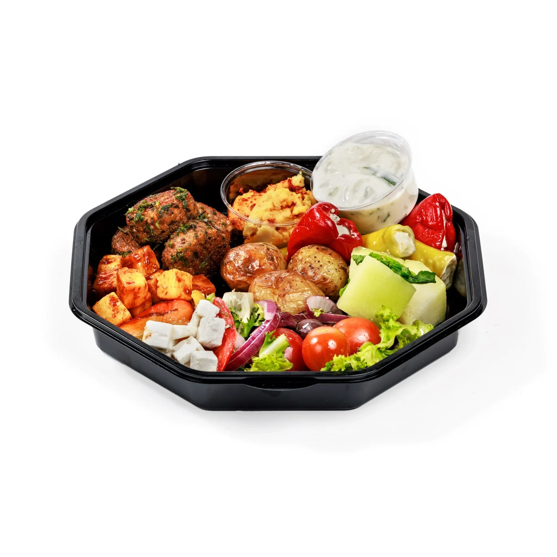 Vegansk Buffétallrik