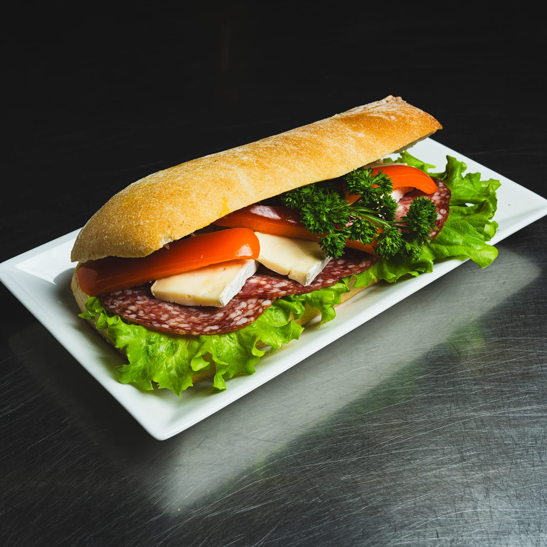 Ciabatta brie & salami