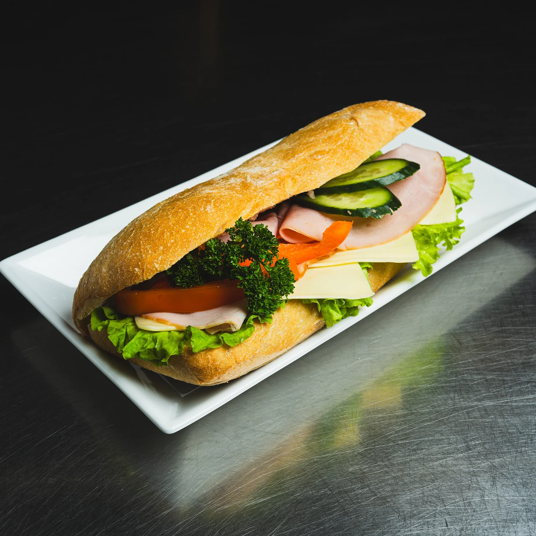 Ciabatta ost & skinka