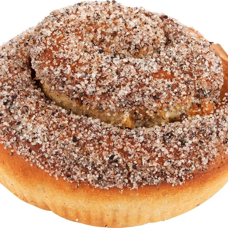 Kardemummabulle med pärlsocker på toppen