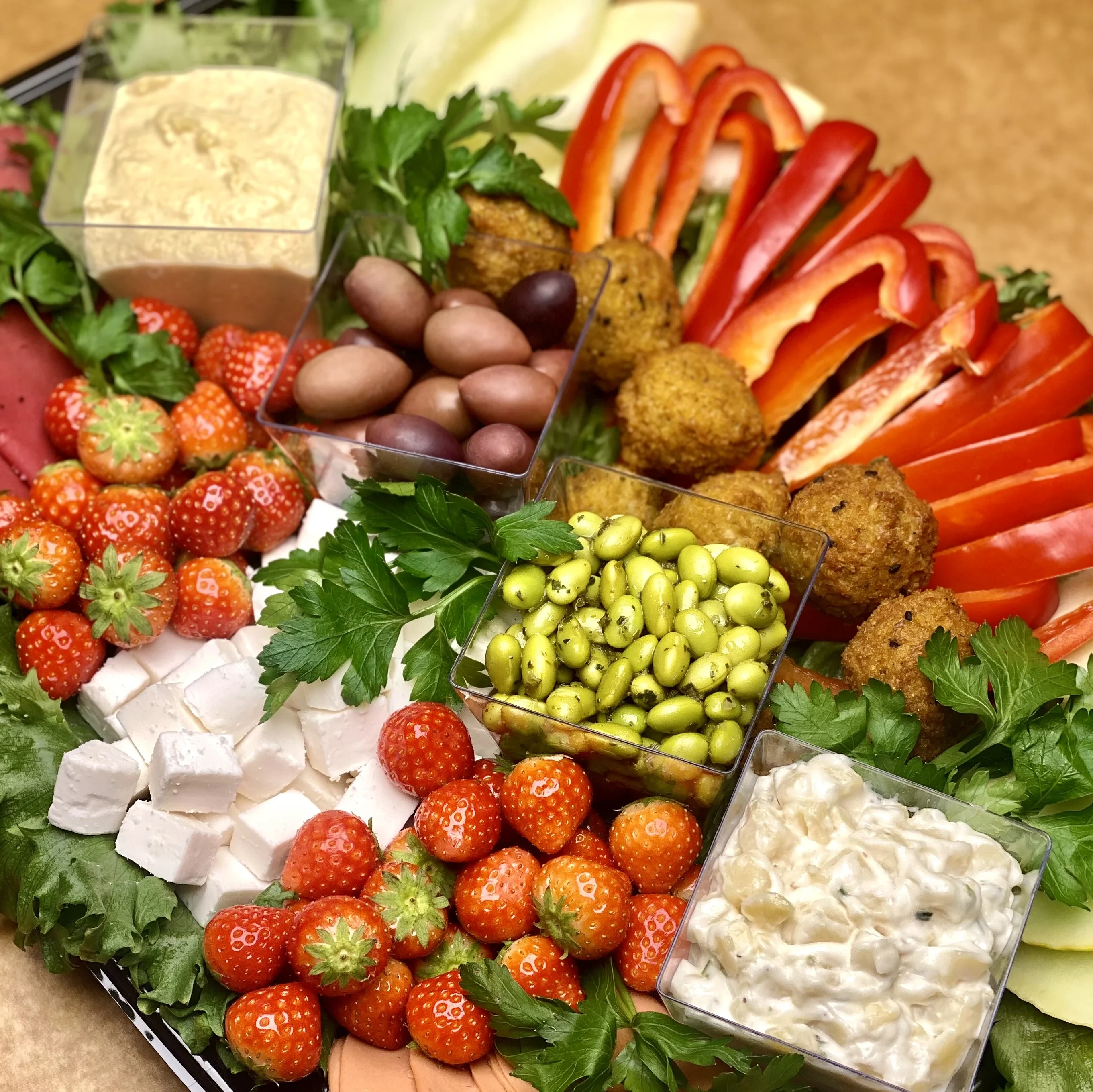 Vegansk bricka Catering ICA Maxi Kumla