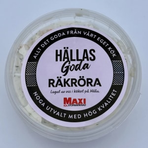 Vår goda räkröra i en platsburk