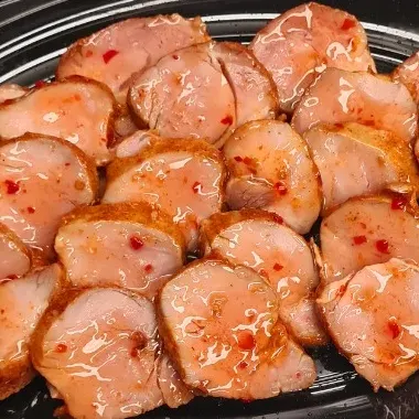 Fläskfile som vi grillar i butiken.