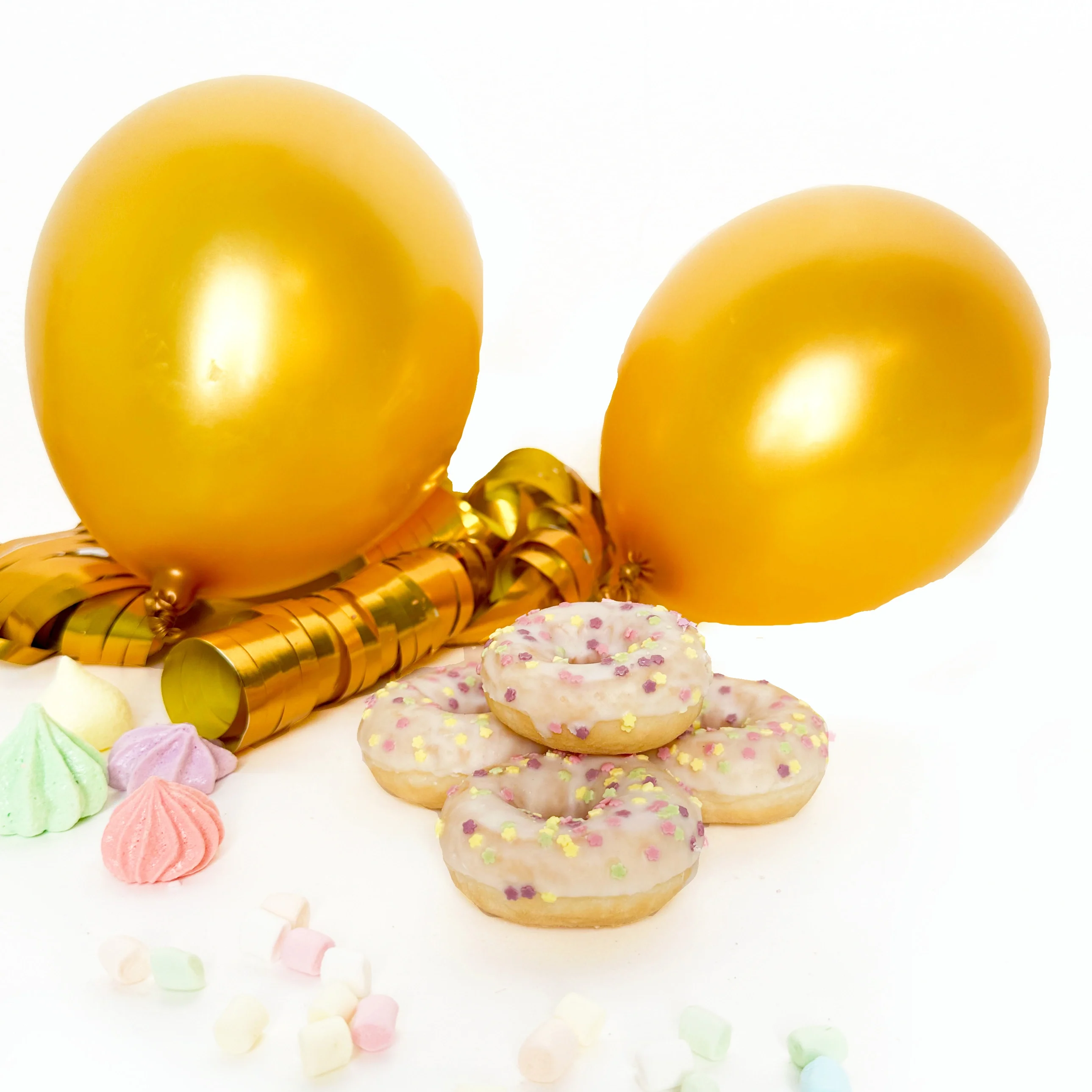 MInidonut vit blomma