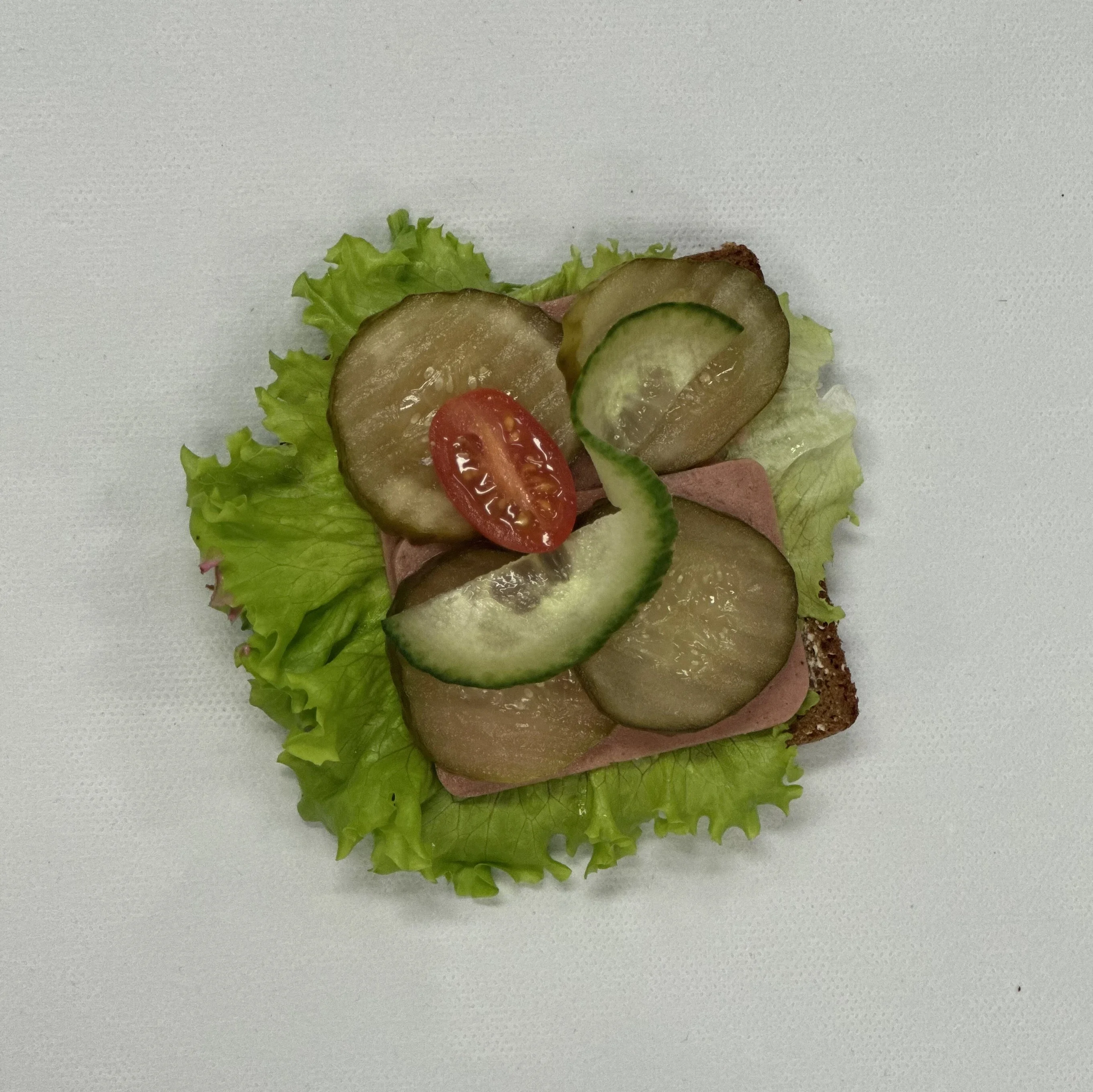 Smörrebröd leverpastej