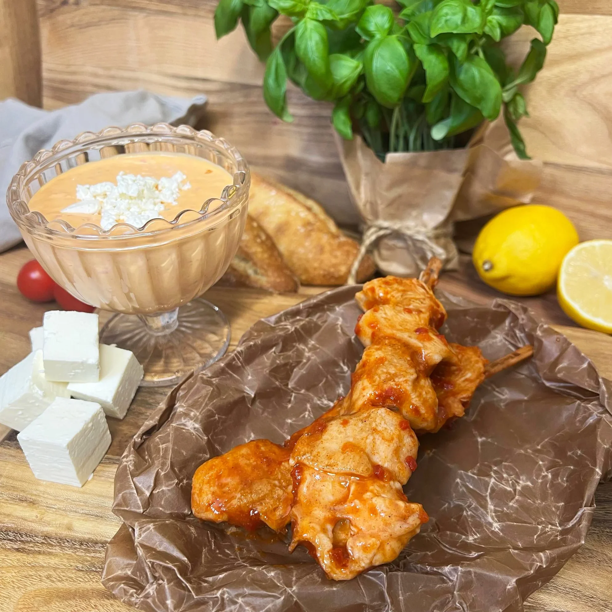 Kycklingspett sweetchili Catering ICA Kvantum Ale