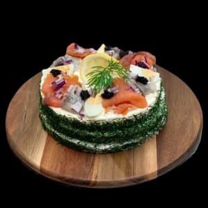 Smörgåstårta lax & sill