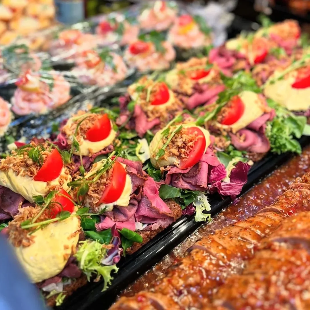 Smörrebröd med rostbiff