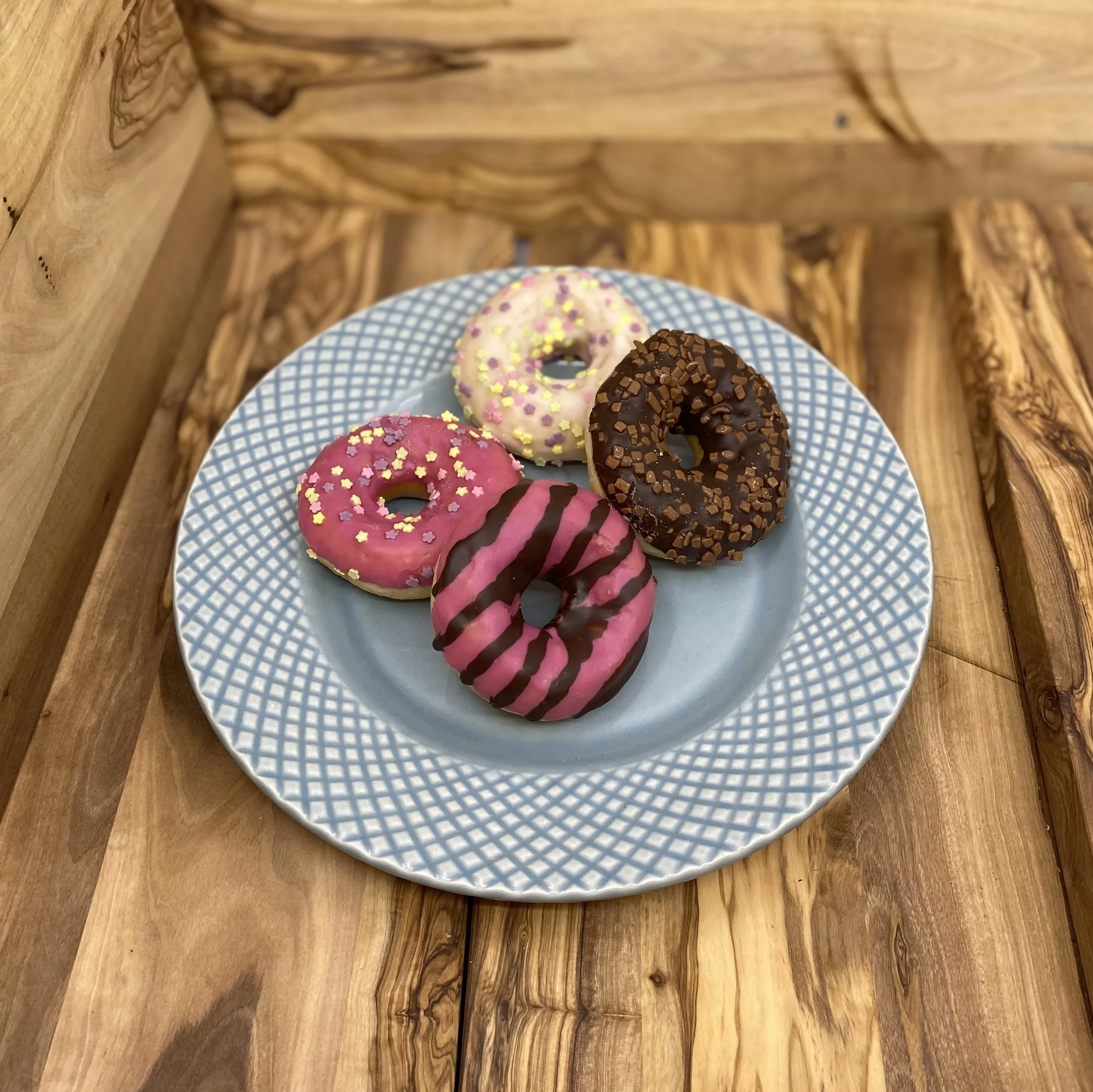 Mini donuts olika sorter