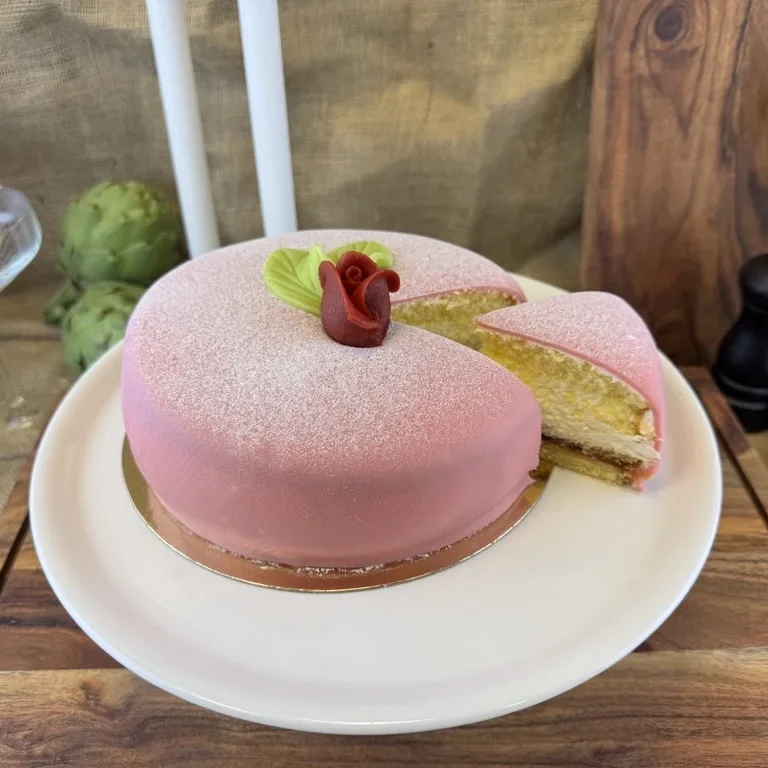 Prinsesstårta rosa