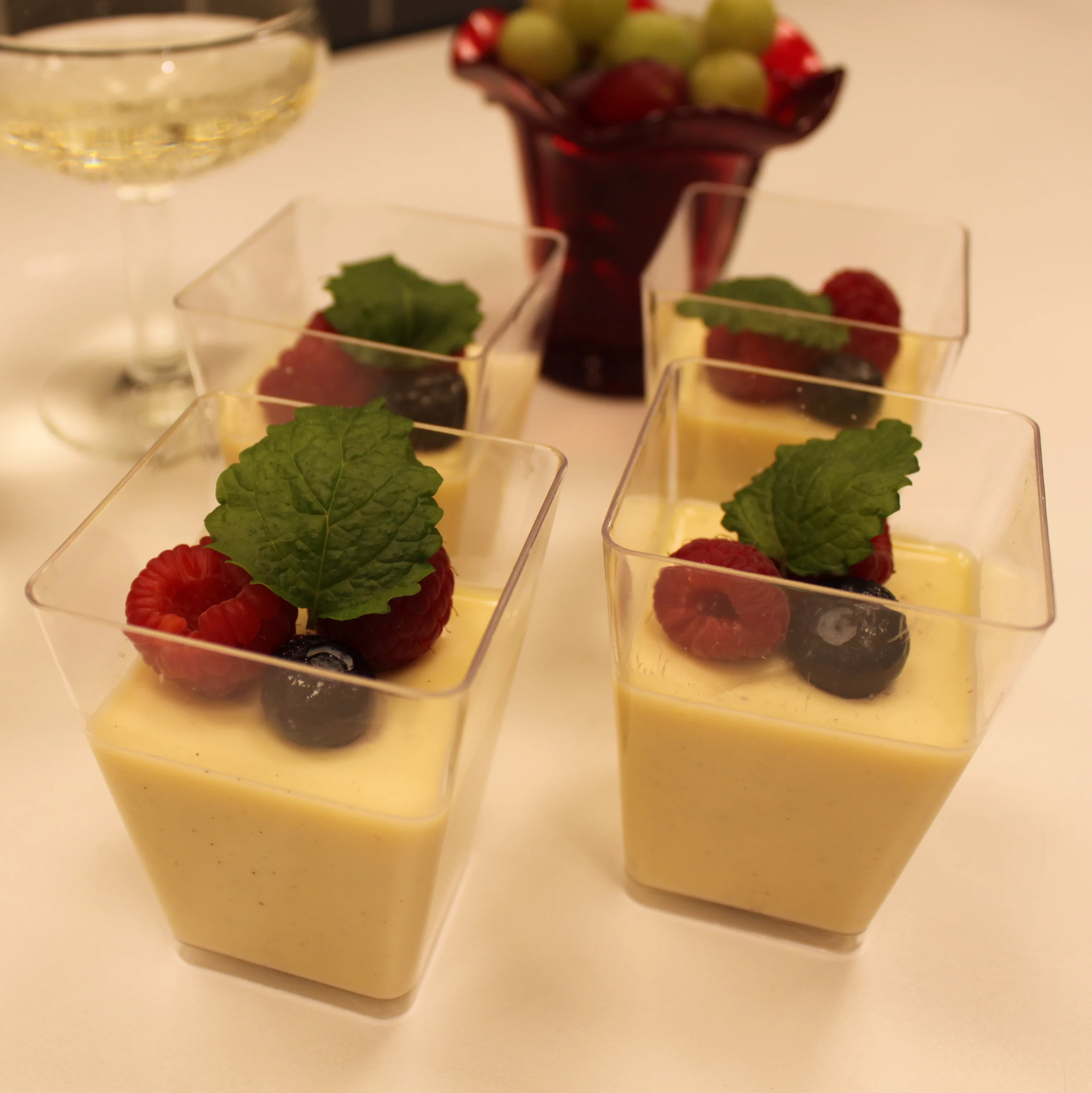 Vit chokladpannacotta