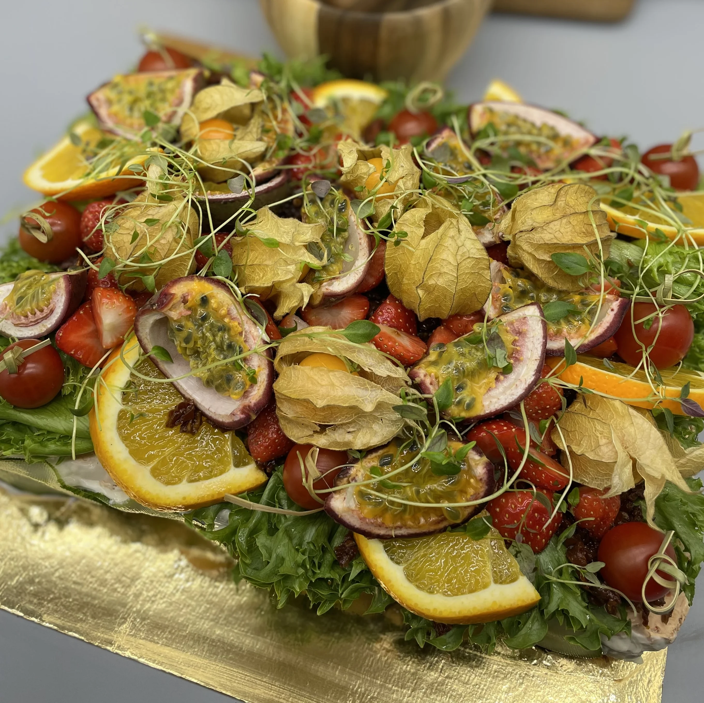 Vegetarisk smörgåstårta