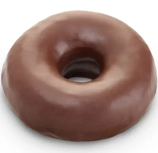 Donut med chokladsmak en riktig chokladdröm.
