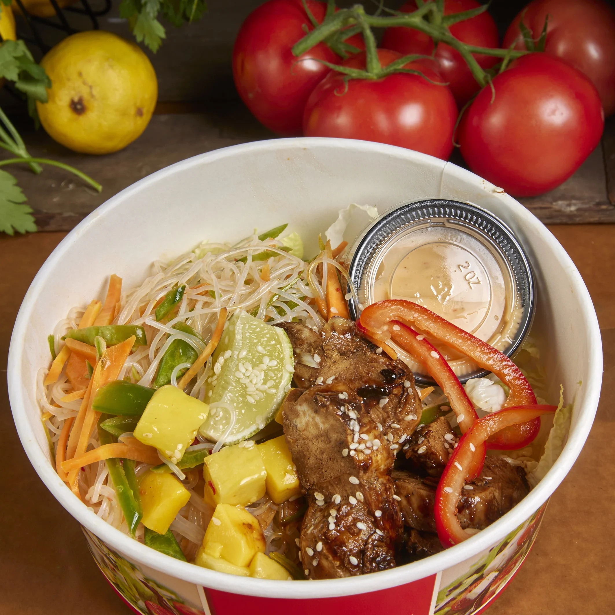 Poke bowl med kyckling