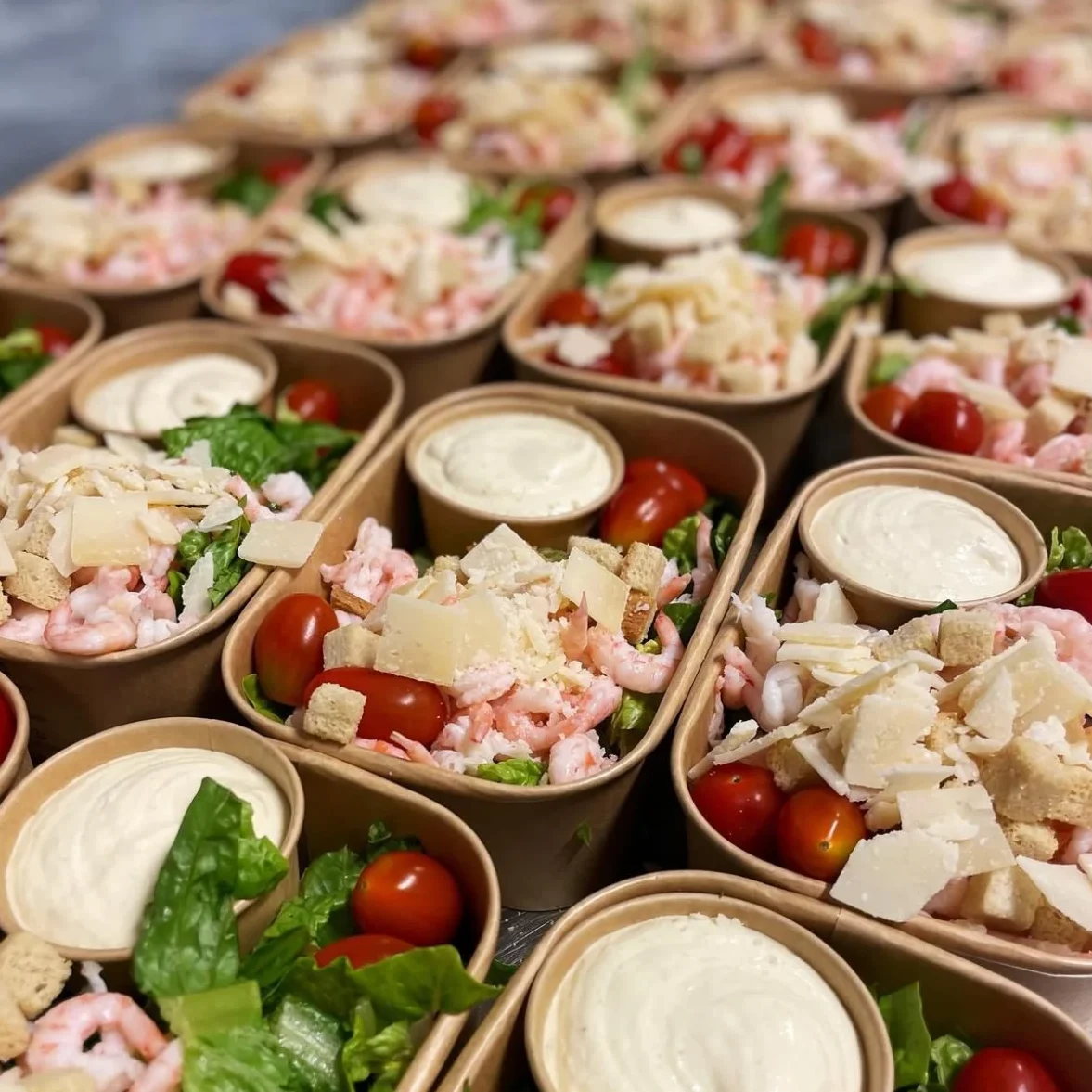 Caesarsallad räkor