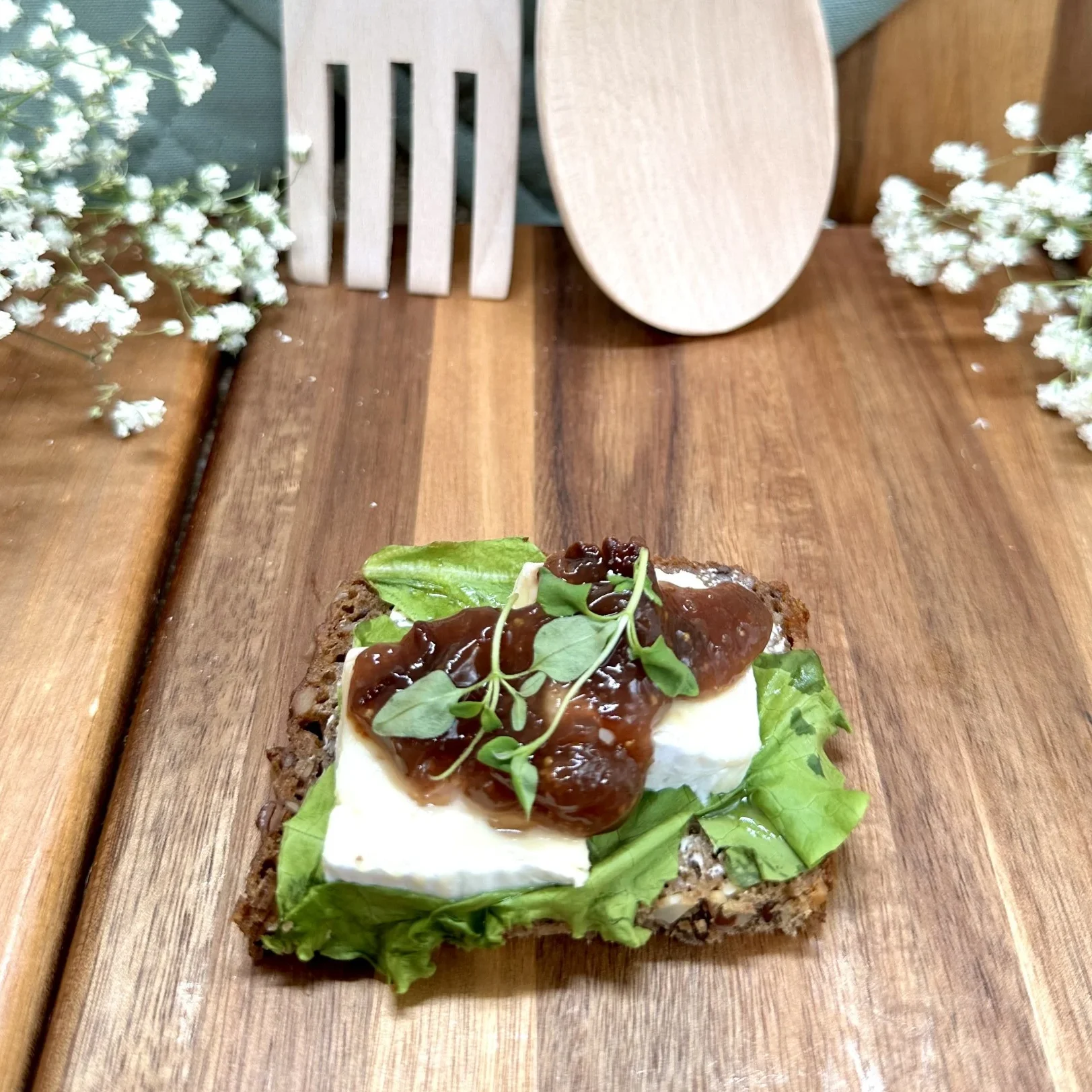 Smörrebröd med ost