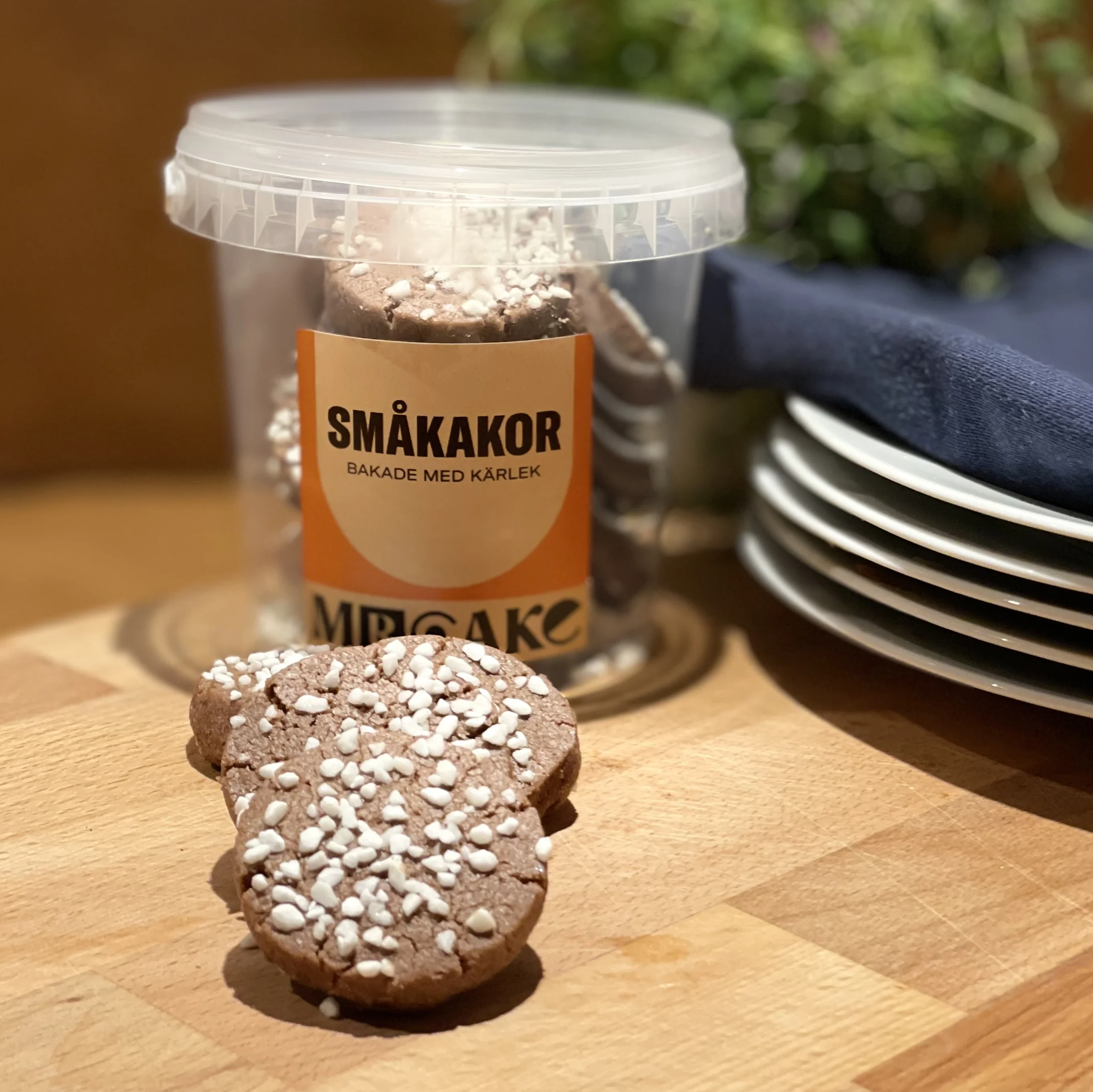 Småkakor Chokladbröd