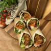 Wrap med pulled pork och coleslaw