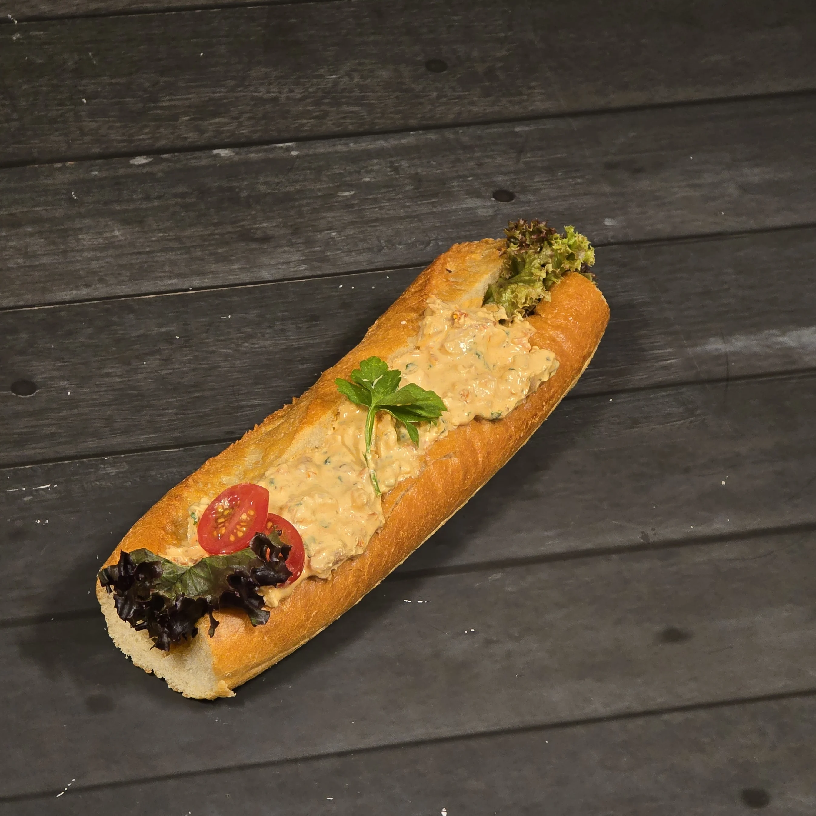 Kycklingbaguette