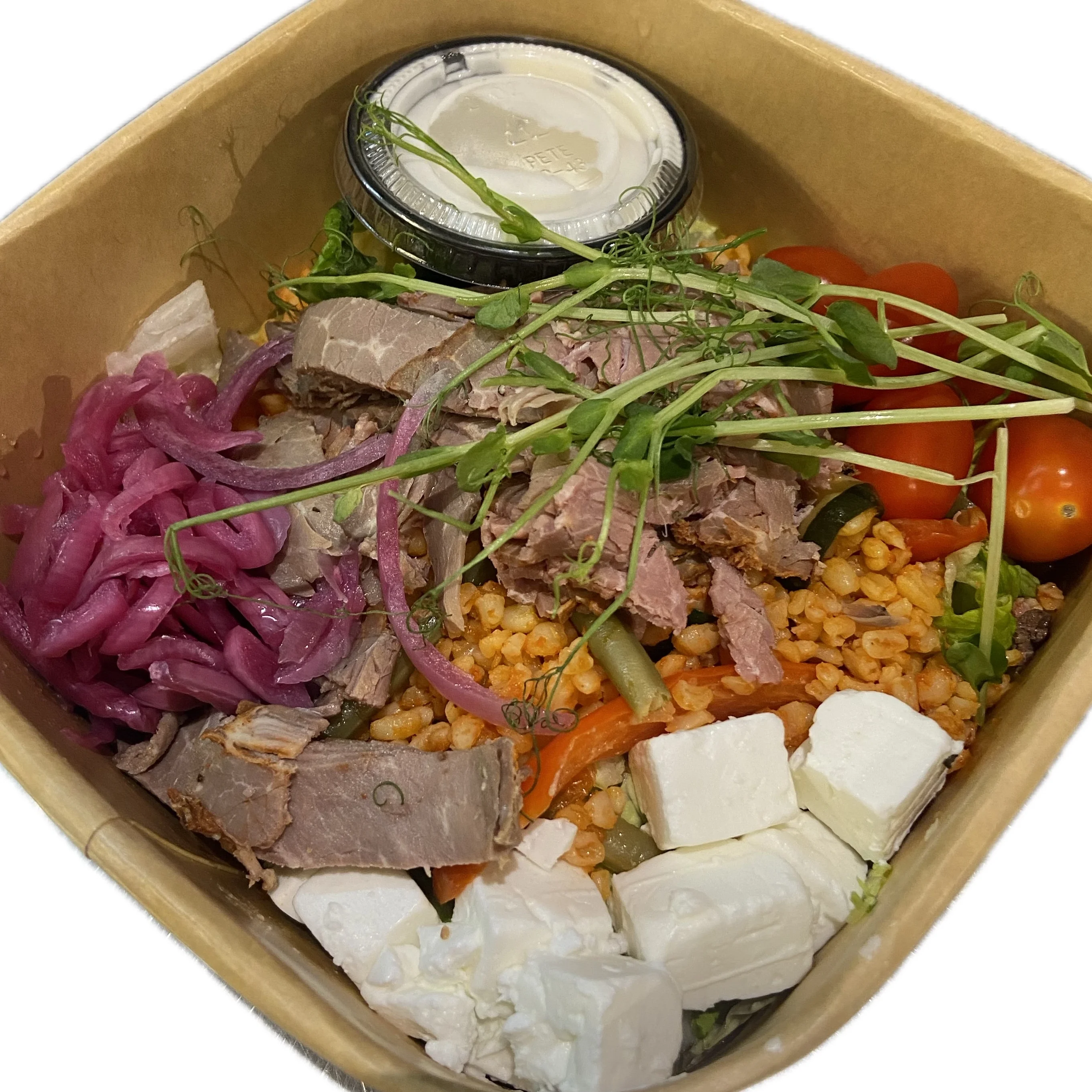 Vår egen rostbiffsallad