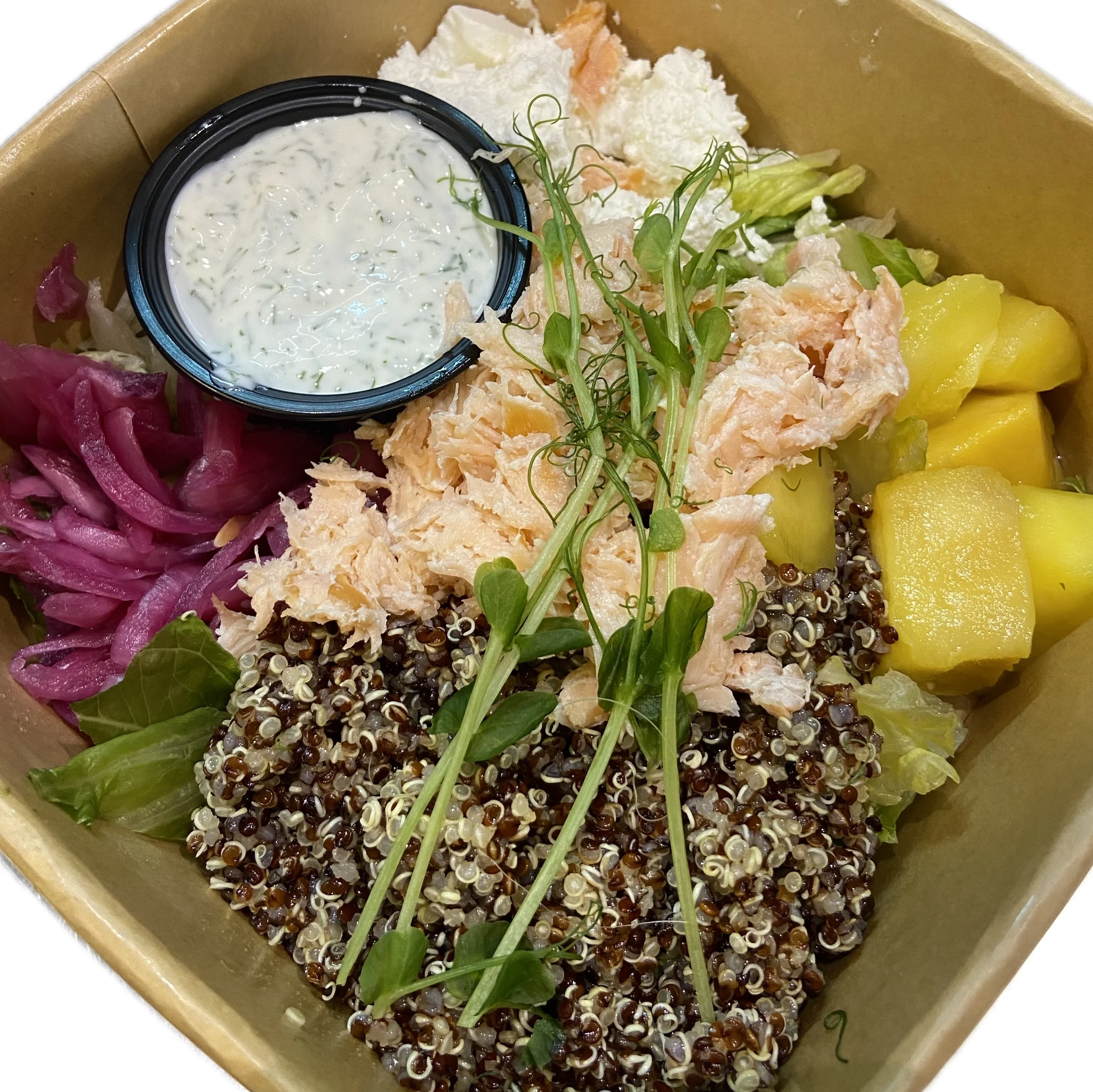 Vår egen laxsallad