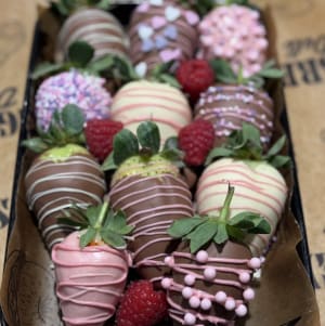 Chokladdoppade jordgubbar