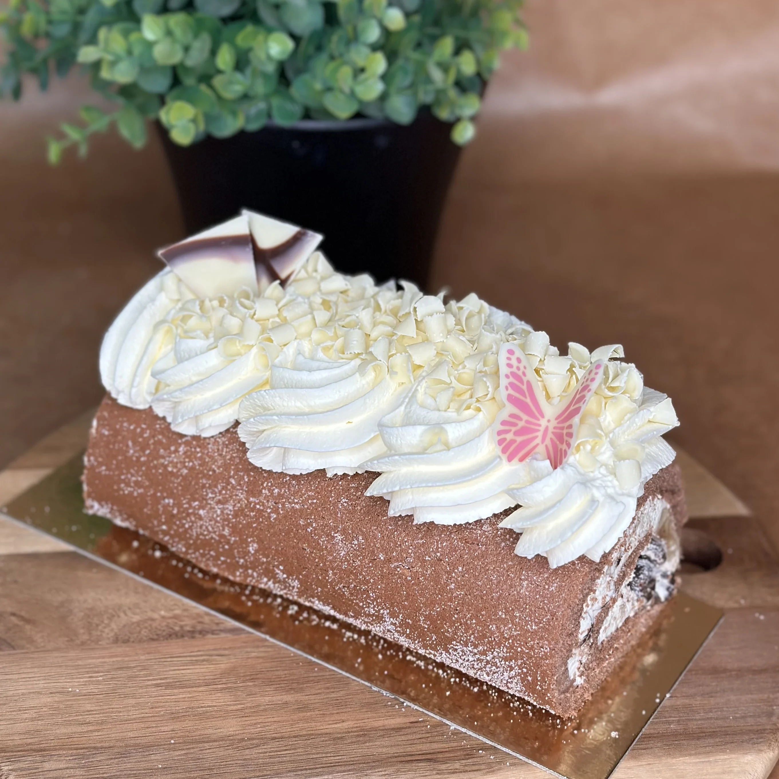 Rulltårta choklad/banan 