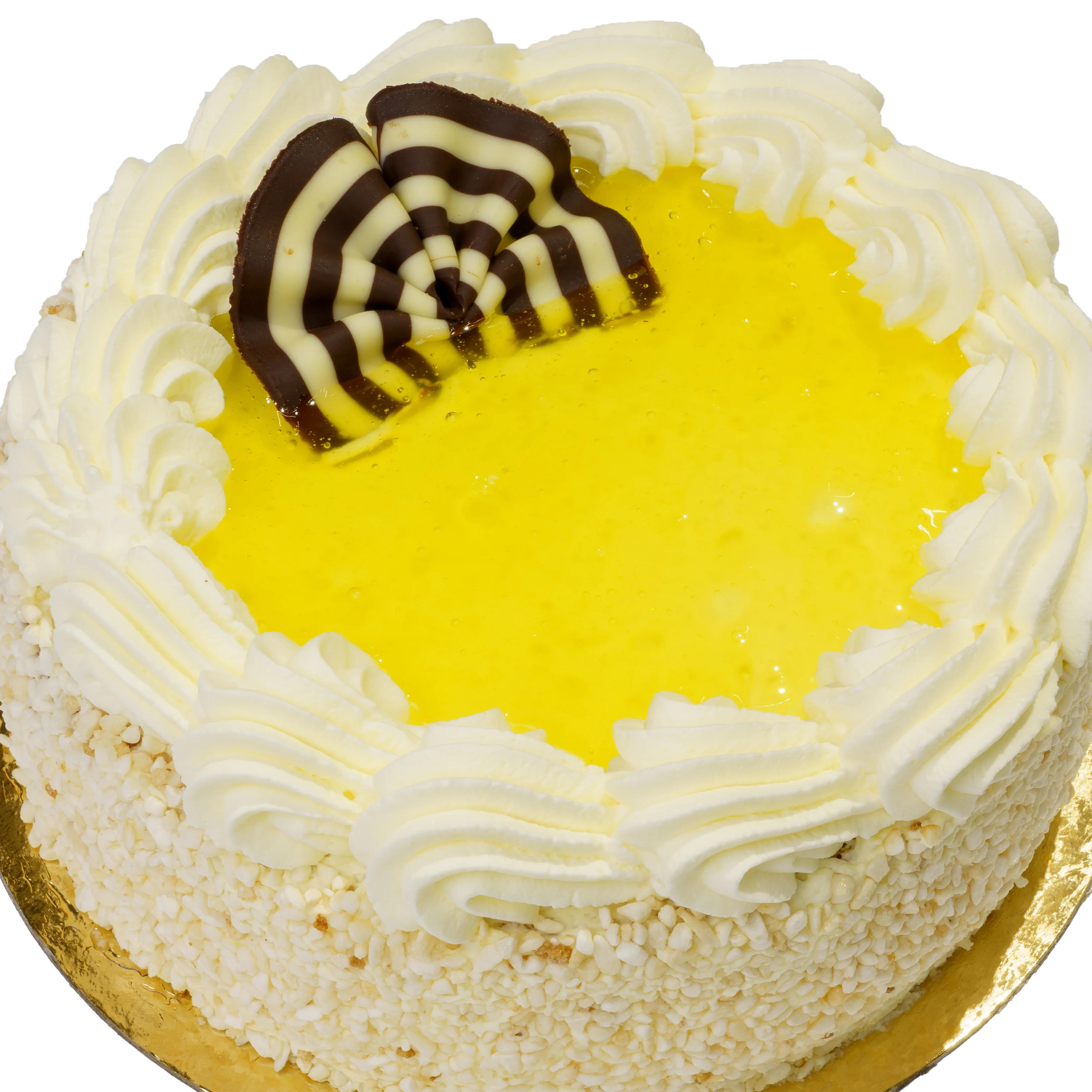Citron gräddtårta