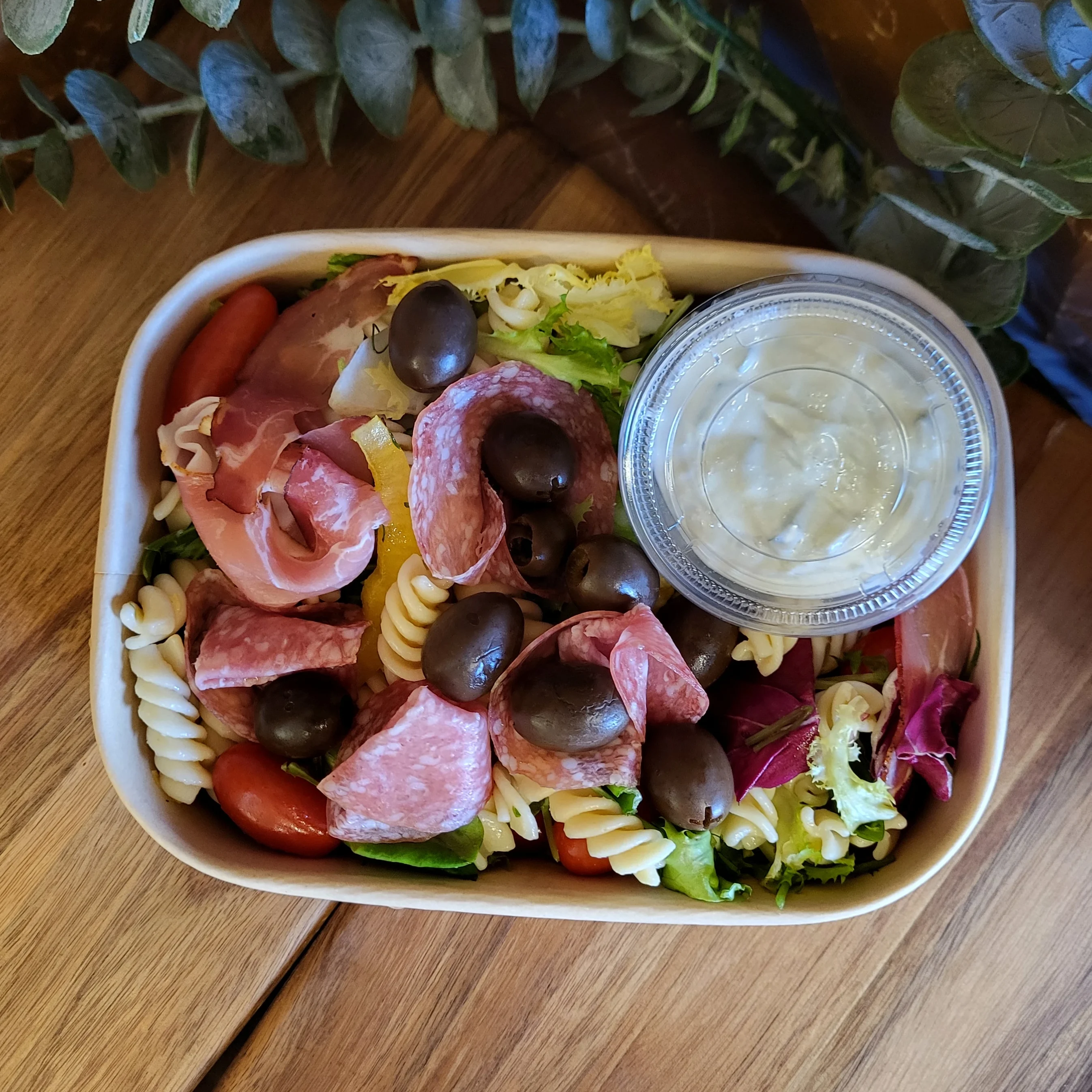 Pastasallad Milano med tzatziki