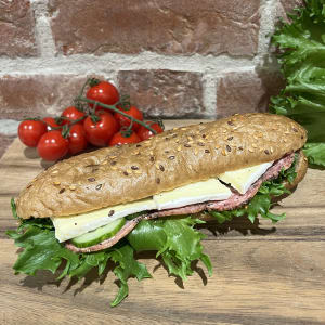 Salami & Brie baguette