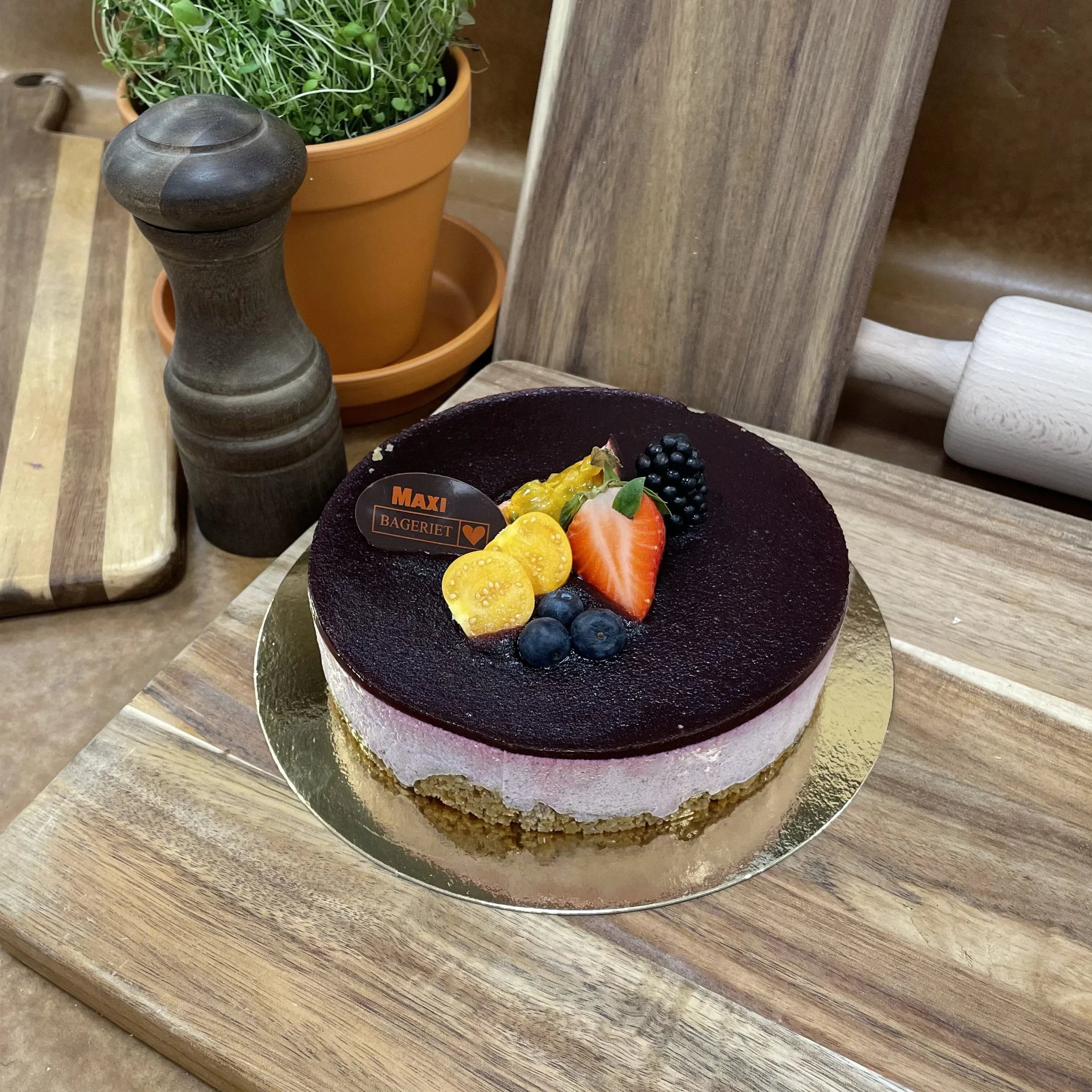 Blåbärscheesecake