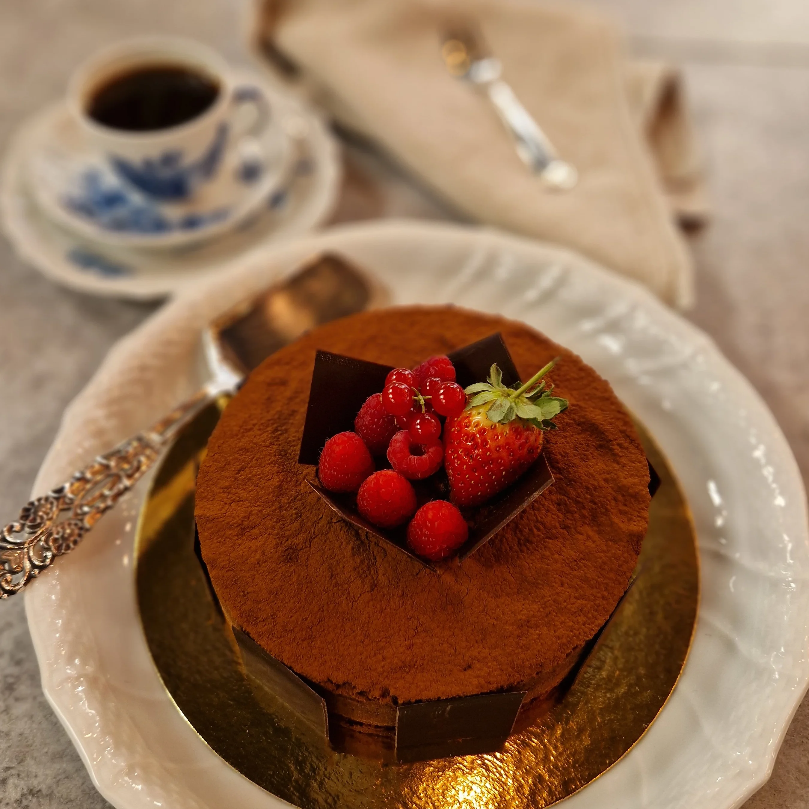 Belgisk chokladtårta