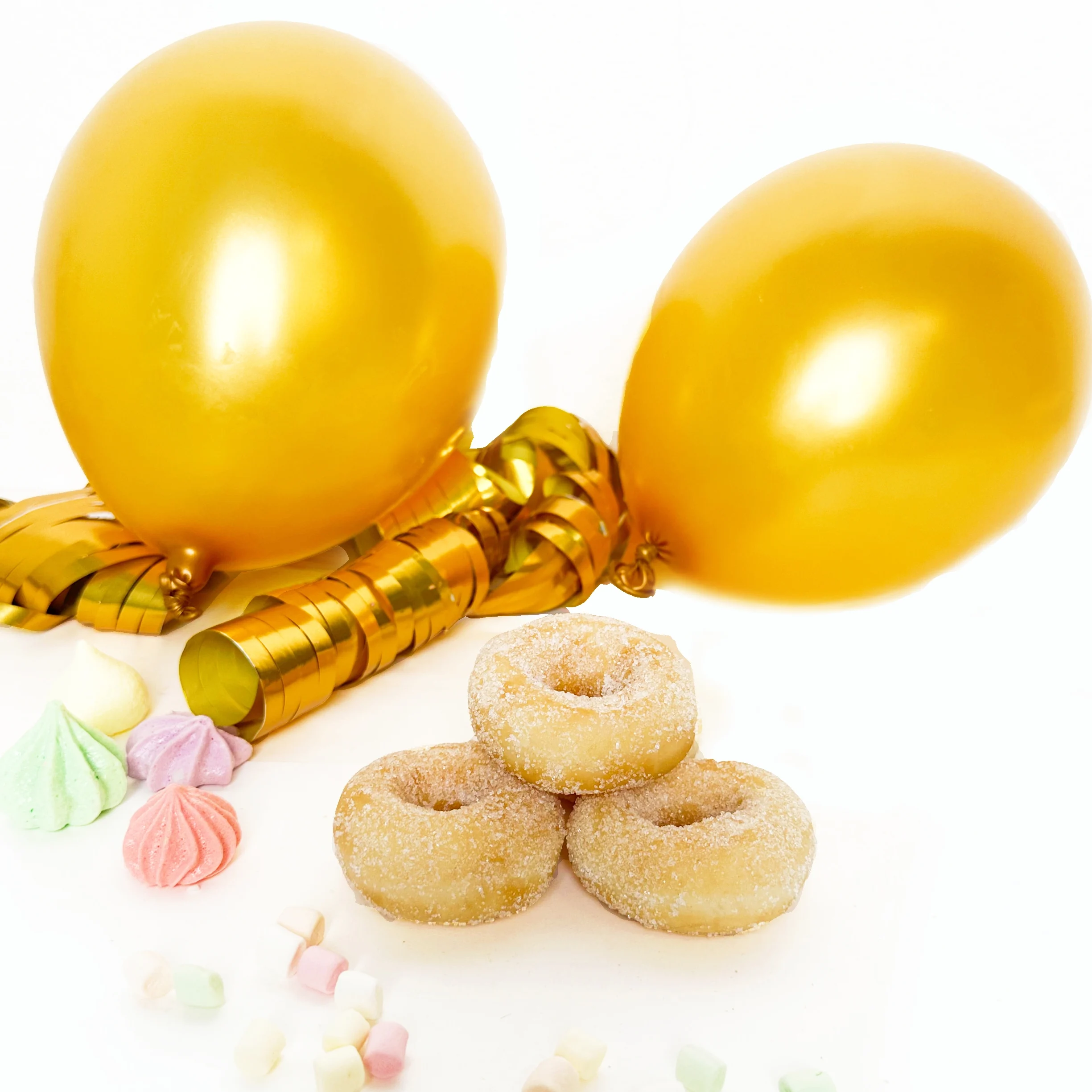 Minidonut med socker, perfekt till barnkalaset!