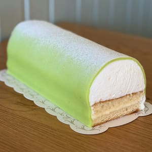 Bild på grön operalängd på papper